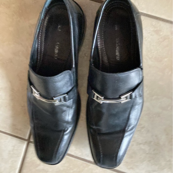 Size 10.5 Extremely well-cared for Johnson and Murphy Men's black shoes - Picture 8 of 8